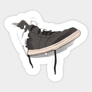 Sneaker Sneaking out Sticker